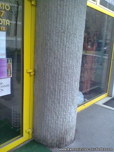 Rustika zunanji steber iz rustike